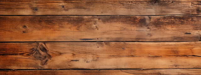 Naklejka premium Wooden Texture. Close up of wall made of wooden planks