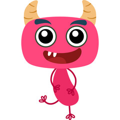 Cute Character Cartoon Monster Illustration