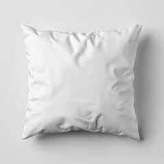 Obraz premium White square pillow mockup on white background. (3)