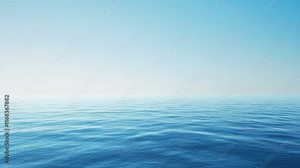 Poster a clear sky at midday with no clouds in sight, offering an endless blue expanse perfect for use as a