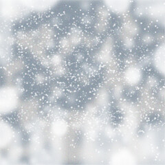 窓から覗いた雪景色