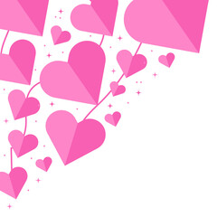 Valentine's Day Heart Corner Decoration