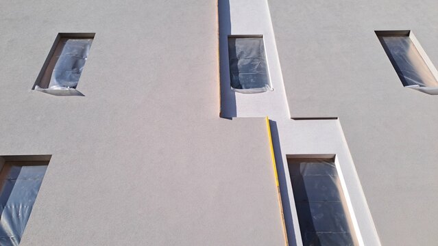 Nuova costruzione di edifici residenziali in Italia.