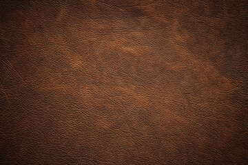natural leather texture background, brown cowhide closeup
