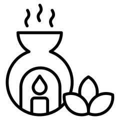 aromatherapy single icon