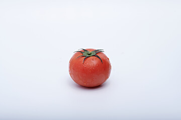 Fresh vegetables for cooking or eating raw photographed against a light background