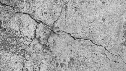 Cracked concrete wall texture, Cement background not painted in vintage style