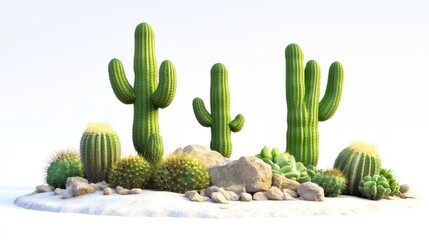 Desert cacti and succulents. (1)
