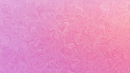 Fototapeta premium Whimsical Doodle Hearts on Ombre Pink Background: Playful Valentine's Day Cinematic Artwork