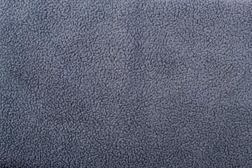 texture and background of soft, fluffy, purplish gray fabric.