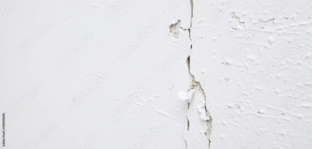 Poster intricate white textured surface with visible cracks and patterns adding depth