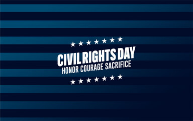 Civil Rights Day holiday concept