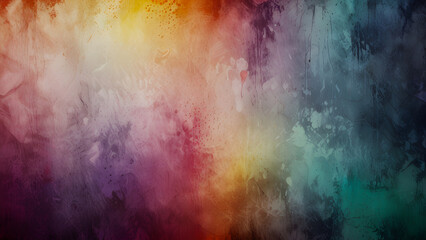 Fototapeta premium Psychedelic abstract art with vibrant colors and a textured effect.