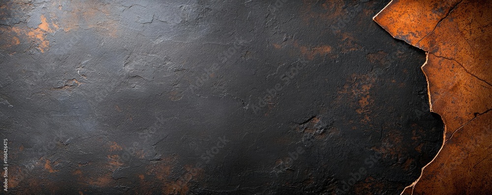 Poster Grungy abstract background idea. Abstract textured background featuring dark and warm tones for creative projects.