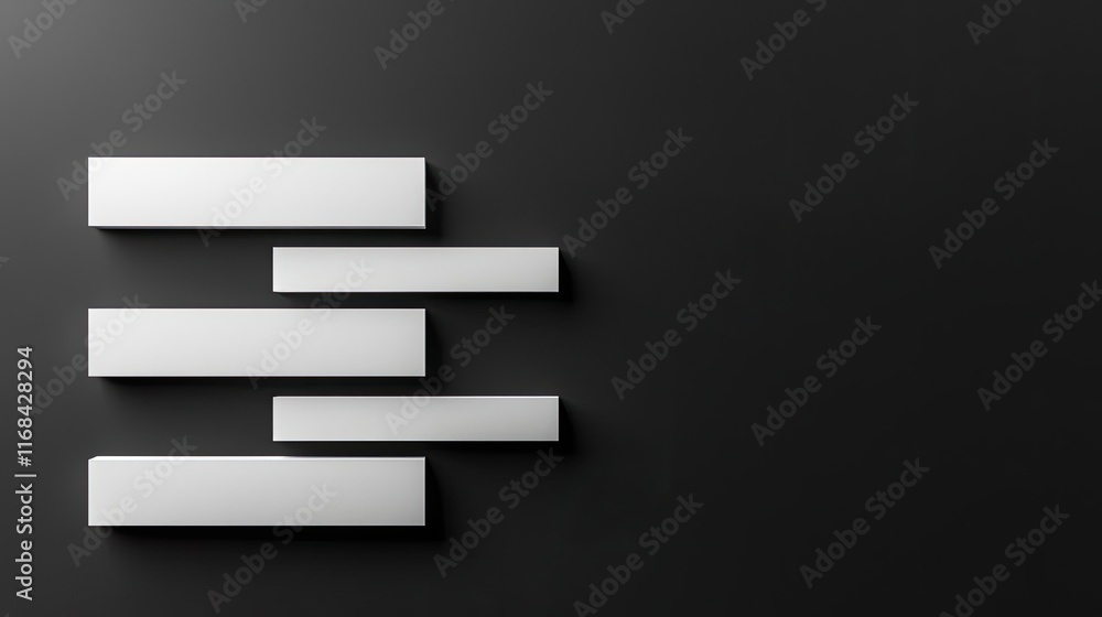 Poster chalkboard abstract background idea. abstract geometric shapes arranged on a dark background for cre