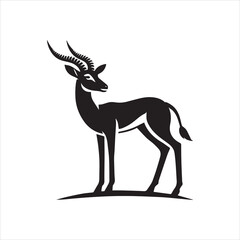 Fototapeta premium silhouette of a deer