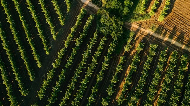 A smart agriculture business using drones and sensors to monitor crop health and manage farm operations
