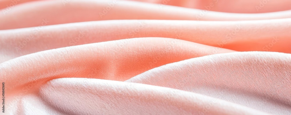 Poster velvet abstract background concept. soft pink fabric texture with elegant ripples and smooth waves f