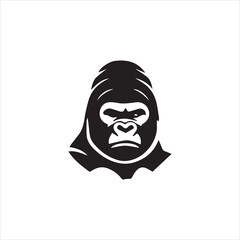 Gorilla head vector