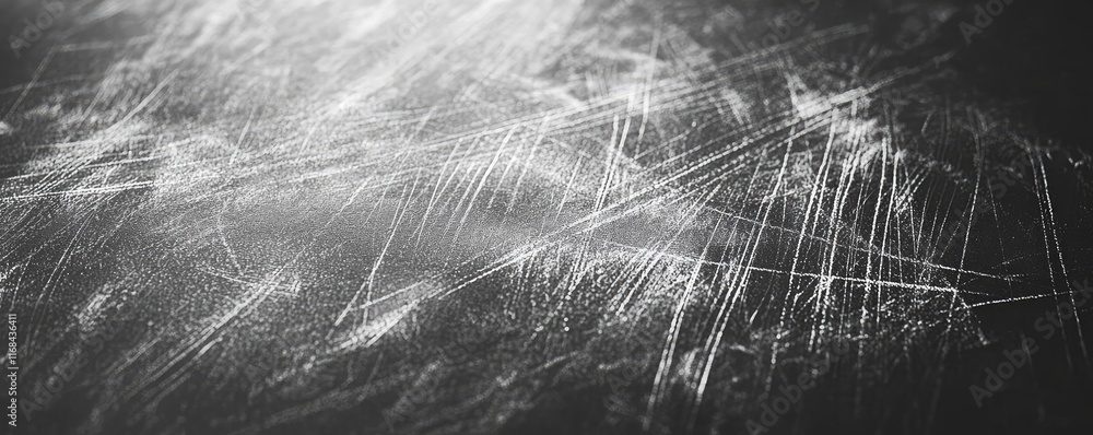 Aufkleber Chalkboard abstract background idea. Abstract monochrome texture with intricate lines and patterns on dark background.