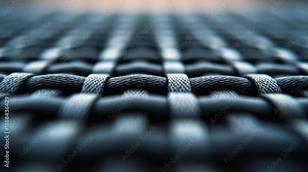 Poster Grid abstract background idea. Detailed close-up of a textured woven surface showcasing intricate patterns and colors.
