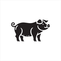 illustration of a pig