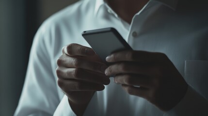 Busy Professional Checking Phone
