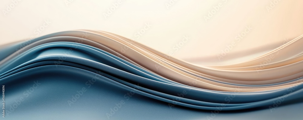 Poster Velvet abstract background concept. Abstract wave design with soft colors and smooth textures for creative projects.