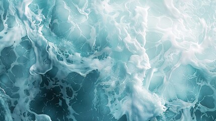 Naklejka premium aqua marine seamless pattern wallpaper