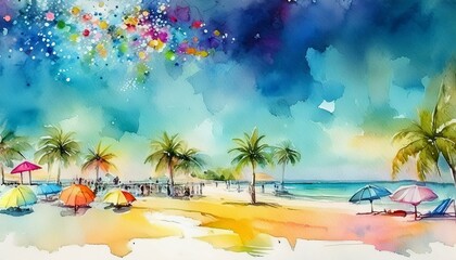 Obraz premium 海のスケッチ