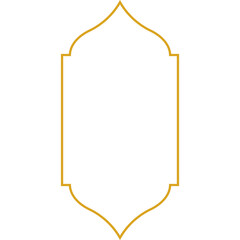 Islamic window frame