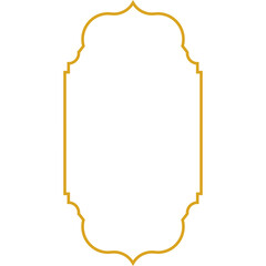 Islamic window frame