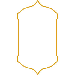 Islamic window frame