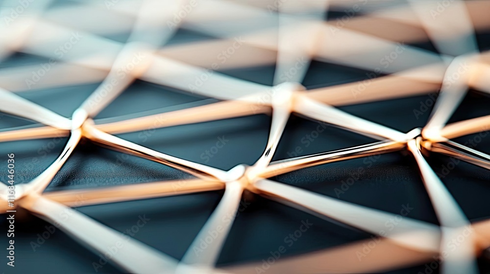 Poster Grid abstract background idea. A close-up view of intricate wire mesh, showcasing delicate lines and textures.