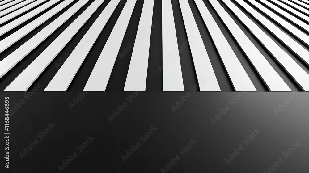 Poster Grid abstract background idea. Abstract black and white lines creating a modern design and artistic perspective.