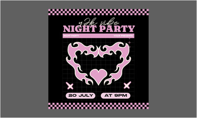 Night Party Socials Media