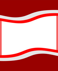 Fototapeta premium Indonesian Flag Frame
