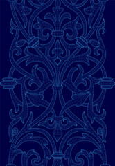 Blue design with a lot of detail. Vector illustration