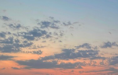 clouds at sunset
