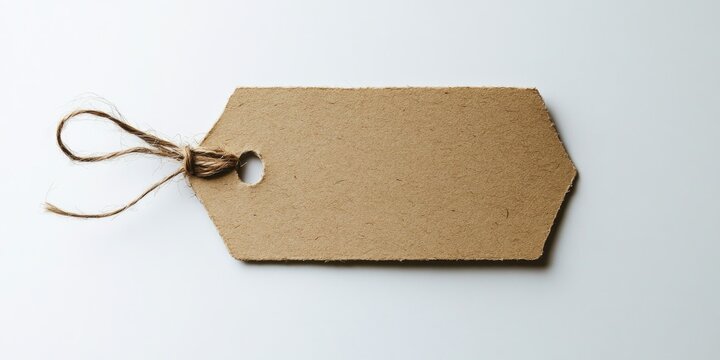 Brown paper with string