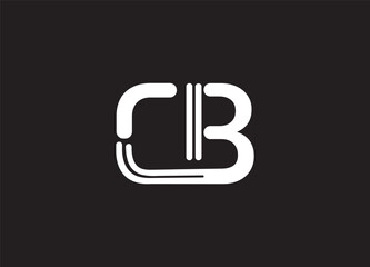 CB letter logo design vector am initials design icon
