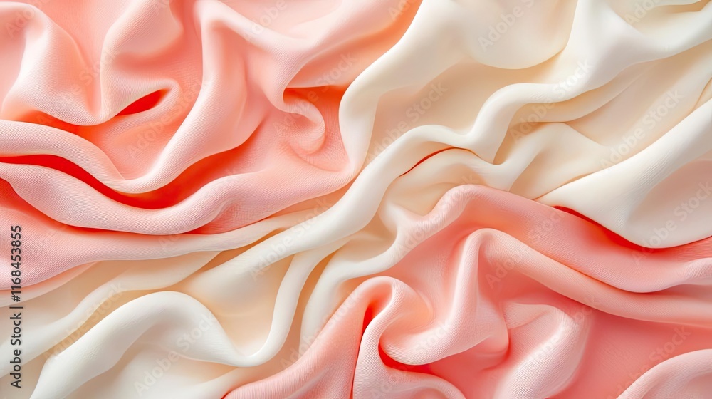 Poster velvet abstract background concept. a close-up view of soft fabric with elegant waves in shades of c