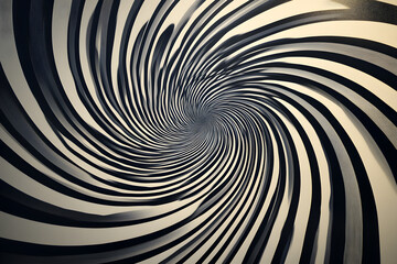 Dynamic Spiral Intersections: Overlapping Lines Creating Continuous Motion and Flow in Abstract Design