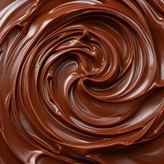 Chocolate Mousse Close-Up Texture, Glossy Ganache, Whipped Cream, Mocha Mousse 2025