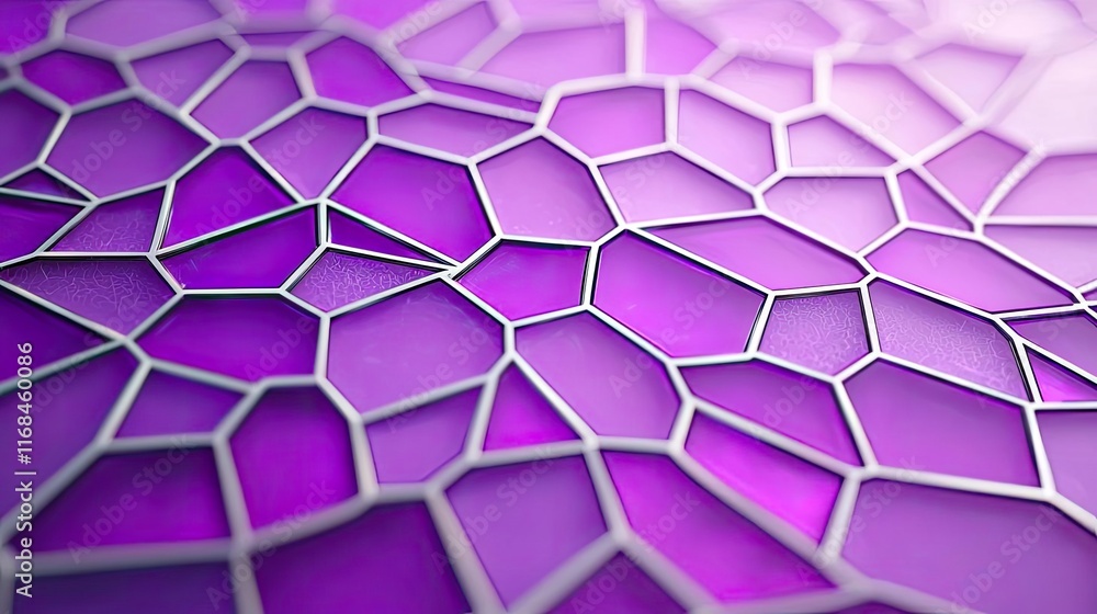 Poster Mosaic abstract background concept. A close-up of a textured purple surface with geometric patterns for design inspiration.