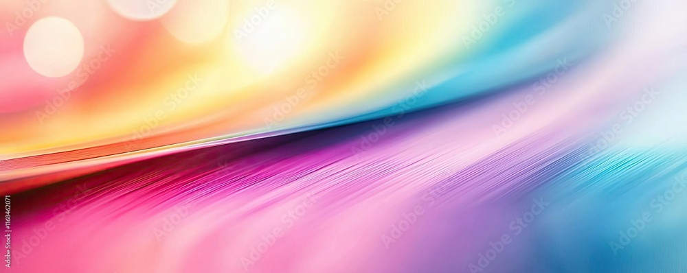 Poster rainbow abstract background concept. a vibrant, colorful abstract background with smooth gradients a