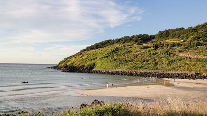 해안가에서 바라보는 풍경 제주 제주시 조천읍 함덕리 함덕해수욕장