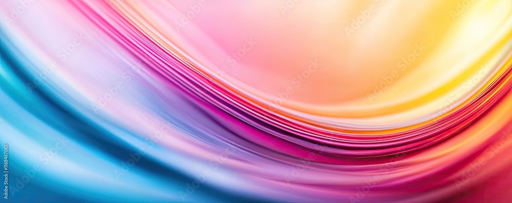 Poster rainbow abstract background concept. a vibrant abstract background with flowing colors in shades of 