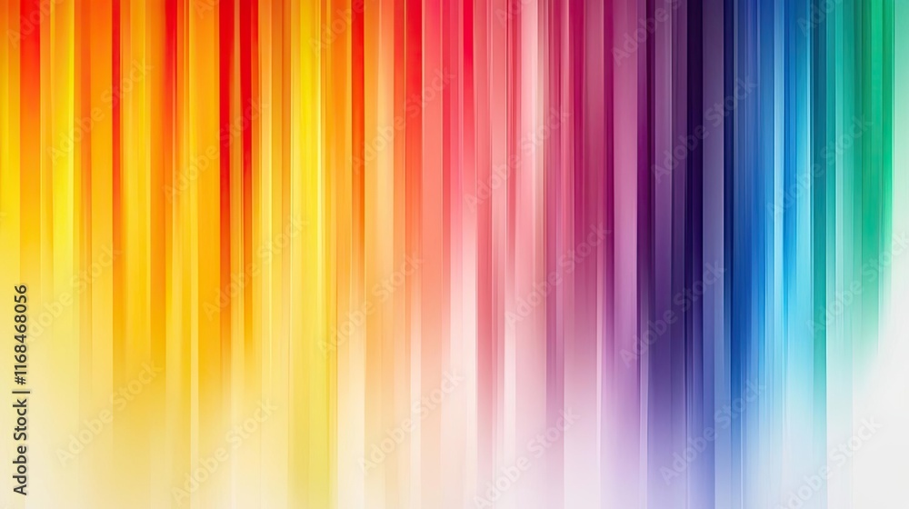 Poster Rainbow abstract background concept. Vibrant abstract rainbow colors create a dynamic and artistic background.