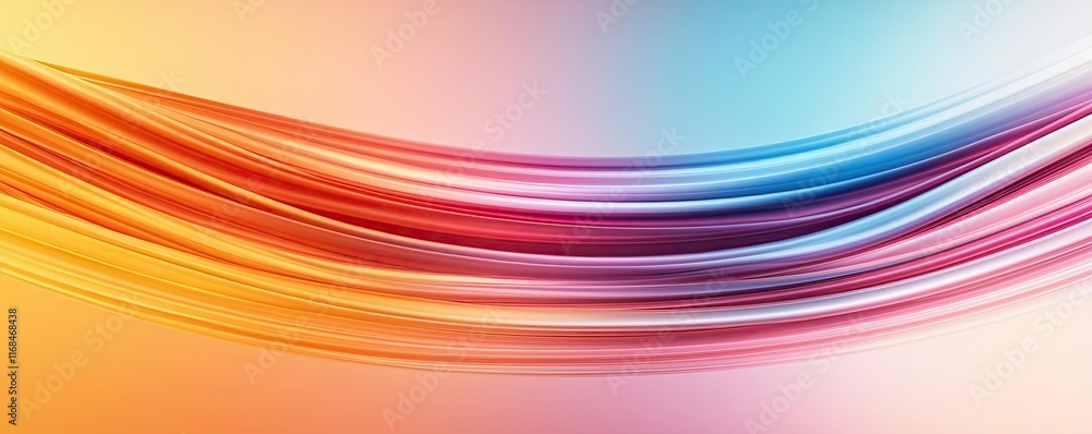 Poster rainbow abstract background concept. colorful abstract wave background for creative design and artis